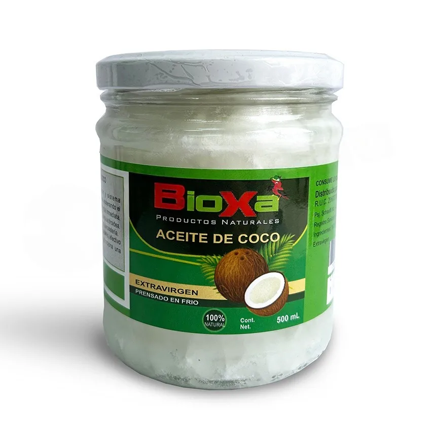 Aceite De Coco Extra Virgen X 500Ml Bioxa
