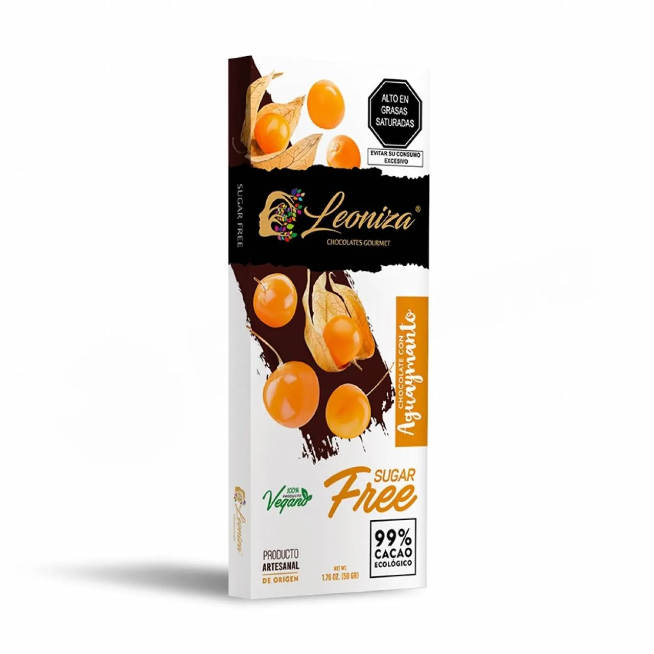Chocolate Sin Azucar Con Aguaymanto X 50G Leoniza