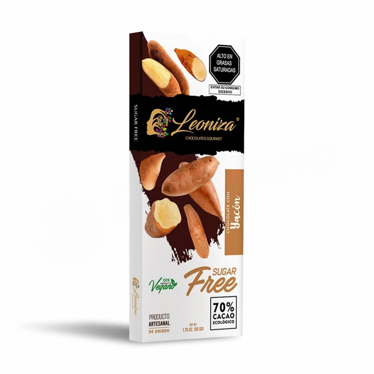 Chocolate Sin Azucar Con Yacon X 50G Leoniza
