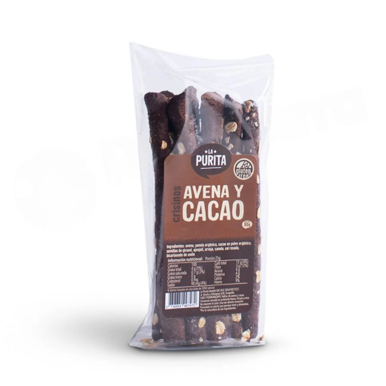 Crisinos De Avena Y Cacao X 80G La Purita