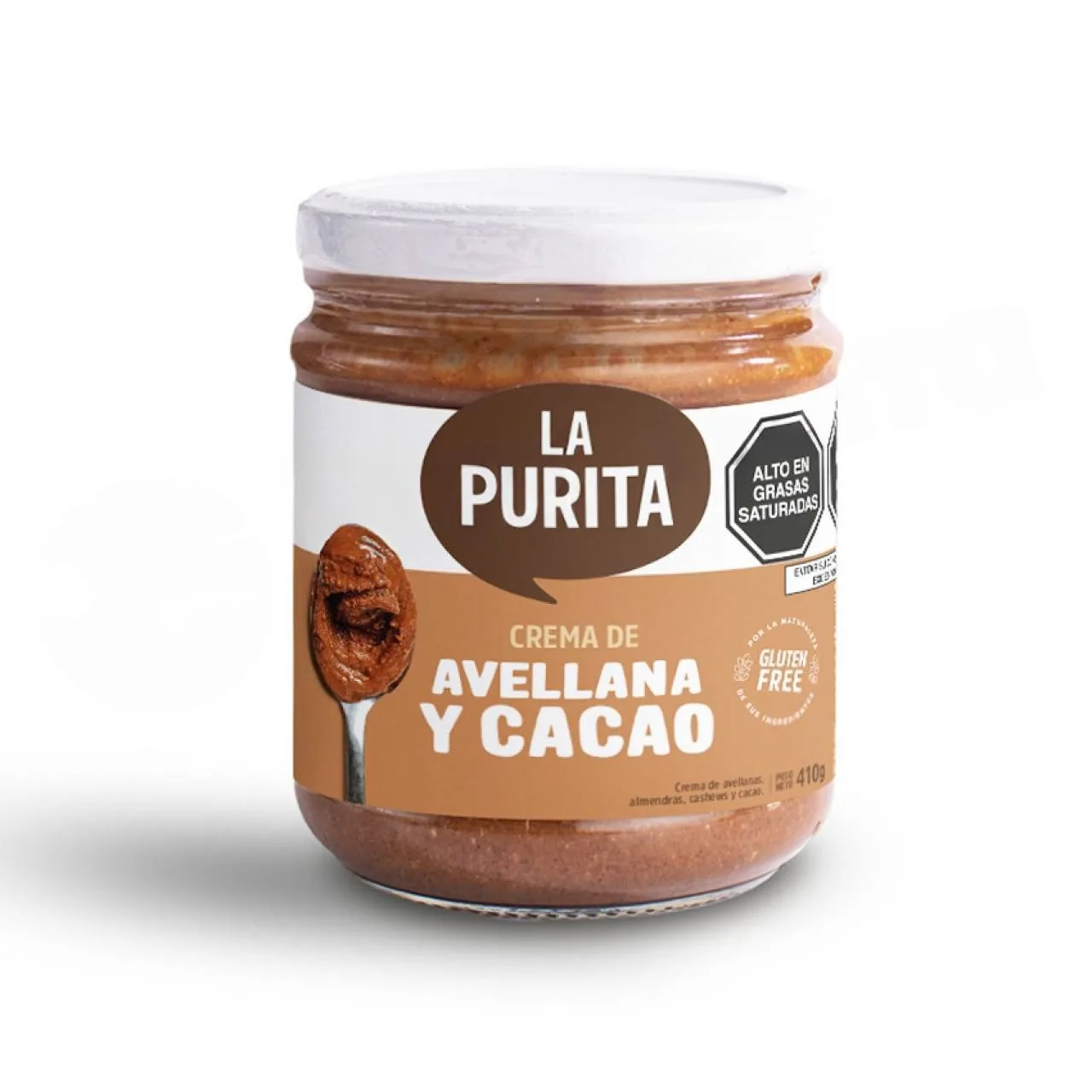 Mantequilla De Avellanas Y Cacao X 400G La Purita