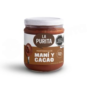 Mantequilla De Maní Y Cacao La Purita